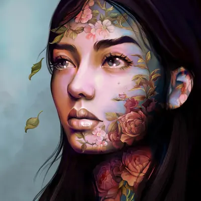 She. Garden.