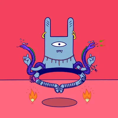 Meditation Rabbit #8