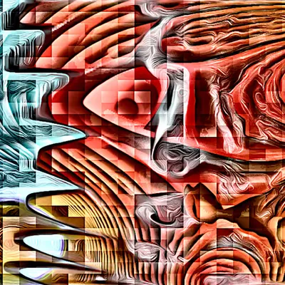 Sand Formations on Canvas