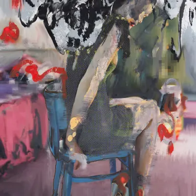 THE BLUE CHAIR