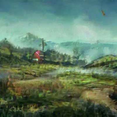 Red Barn in Jurassic