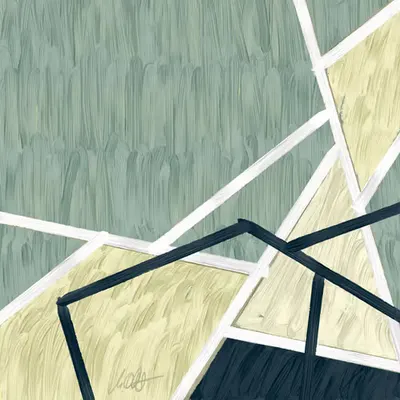 Emerging Shapes Two (Triptych)