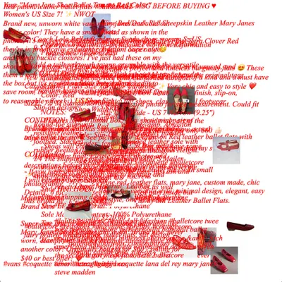 (The Angels Wanna Wear My) Red Shoes [Brand New]
