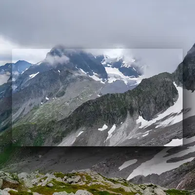 Mountains and Drop Shadows #6