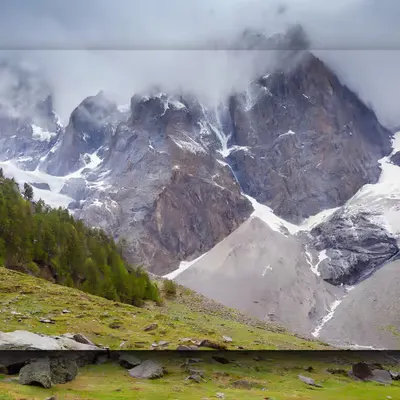 Mountains and Drop Shadows #34