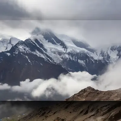 Mountains and Drop Shadows #9