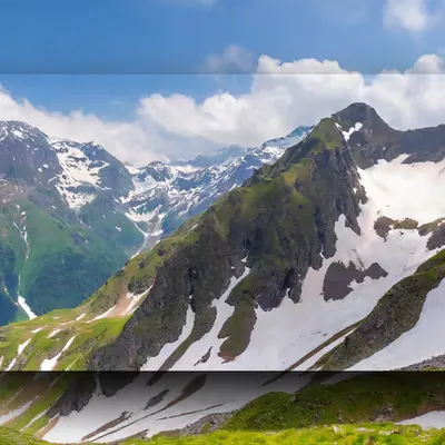 Mountains and Drop Shadows #16