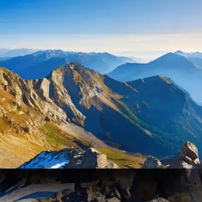 Mountains and Drop Shadows #1