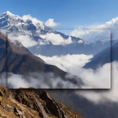 Mountains and Drop Shadows #26