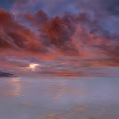 #19 Dramatic Maroon Dusk