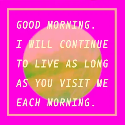 Good Morning 15