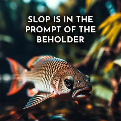 SLOP IS IN THE PROMPT OF THE BEHOLDER