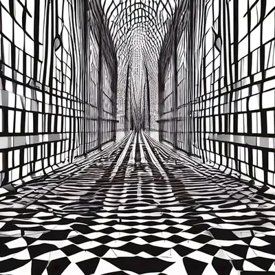 Silk Stained Glass #11