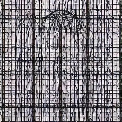 Silk Stained Glass #13