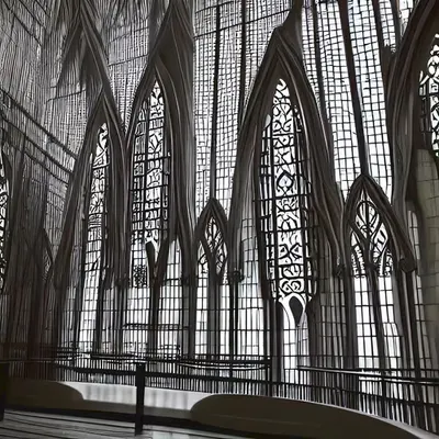 Silk Stained Glass #23