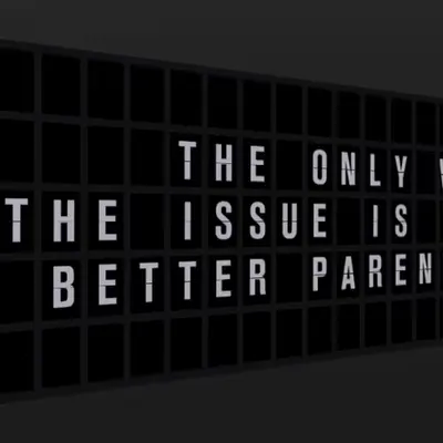 Appropriate Response: THE ONLY WAY TO FIX THE ISSUE IS TO BECOME A BETTER PARENT.