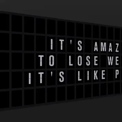 Appropriate Response: IT'S AMAZING, TO LOSE WEIGHT, IT'S LIKE PEACE.