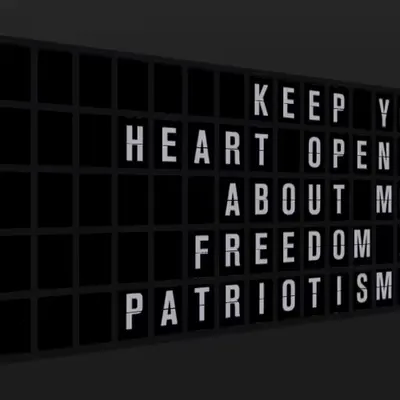 Appropriate Response: KEEP YOUR HEART OPEN ABOUT MONEY, FREEDOM AND PATRIOTISM.