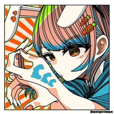 Rabbit Hand-shadow-puppets Girl(H.R.G)