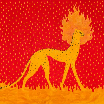 Chimera Cheetah Head Fire