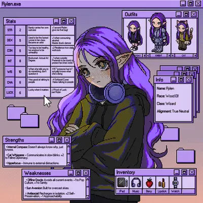 Rylen Character Sheet