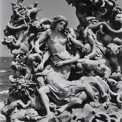Scylla: Image Generated by di Giovanni's English Translation