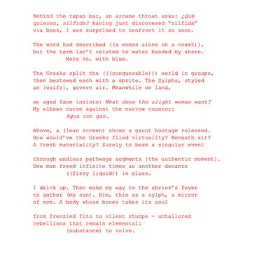 The Sylphs: Poem by Ana María Caballero