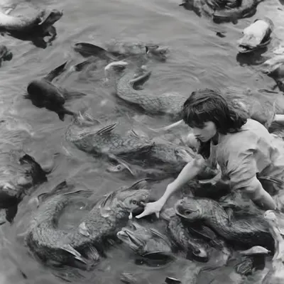 Scylla: Image Generated by Borges + Guerrero's Spanish Text