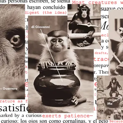 The Monkey of the Inkpot: Collage