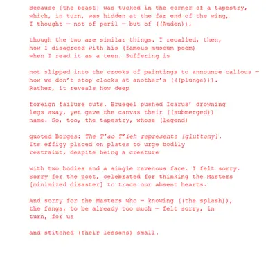 T’ao T’ieh: Poem by Ana María Caballero