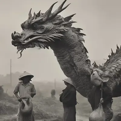 Shang Yang: The Rain Bird: Image Generated by Borges + Guerrero's Spanish Text #1