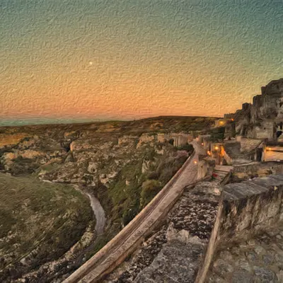 A magical night in Matera