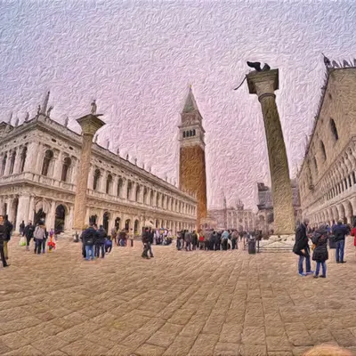 A foggy day in Venice