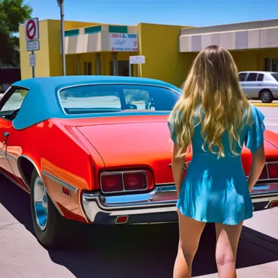 All You Need to Make AI Art is a Girl and a Car