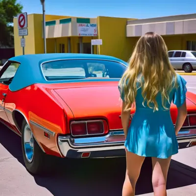 All You Need to Make AI Art is a Girl and a Car