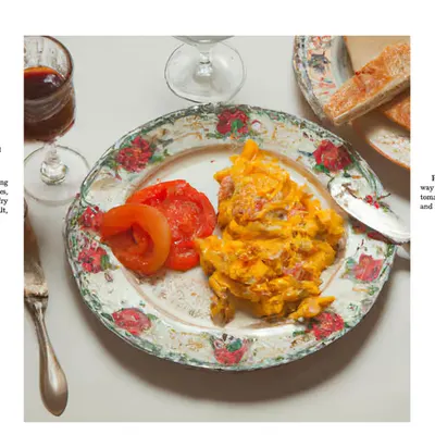 119. SCRAMBLED EGGS WITH FRESH TOMATOES