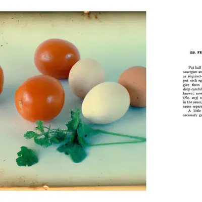 129. FRIED EGGS WITH TOMATO SAUCE