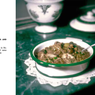 141. STEWED CHICKENS' GIBLETS AND RICE