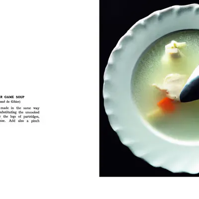 41. CLEAR GAME SOUP