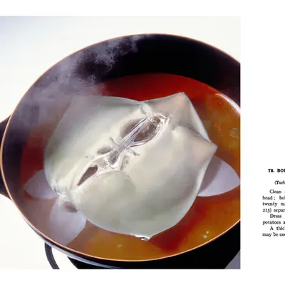78. BOILED TURBOT WITH OYSTER SAUCE