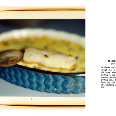 80. BAKED TURBOT CREAM