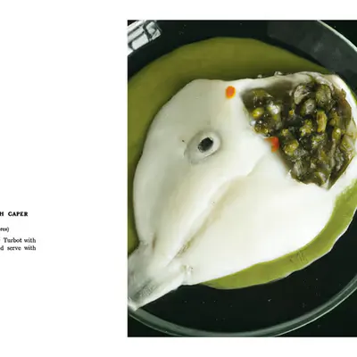 83. BOILED TURBOT WITH CAPER SAUCE