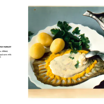 85. COD STEAK WITH MELTED PARSLEY BUTTER