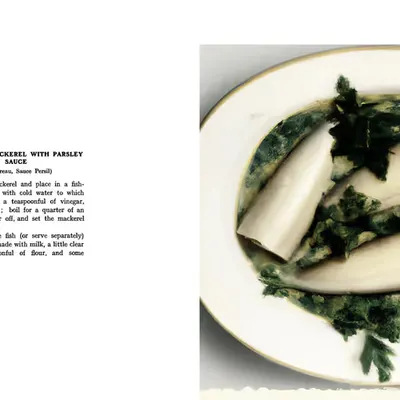 92. BOILED MACKEREL WITH PARSLEY SAUCE