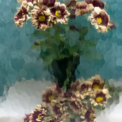 Still Life with Autumn Daisies