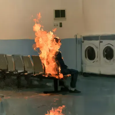 the laundromat.