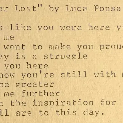 A Letter Lost