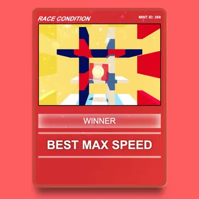 Best Max Speed – Race Condition Winner