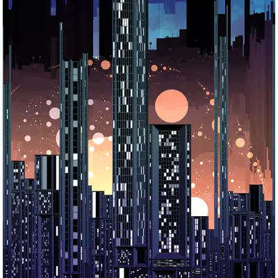 Metropolis Apollonian Sky