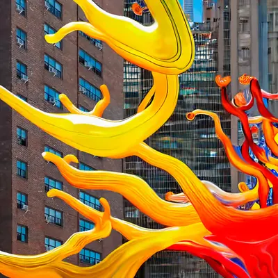 NYC Glass Art #6